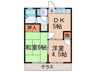 桜コ－ポの物件間取画像